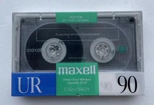 CASETES DE AUDIO MAXELL UR90 90 MINUTOS SESGO NORMAL IEC TIPO 1 Totalmente Nuevos Sellados - Imagen 1 de 3