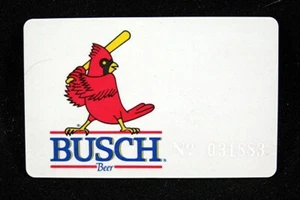 Busch Bier St Louis Kardinal sucht einen Busch Kenner Karte alter Ladenbestand - Bild 1 von 2