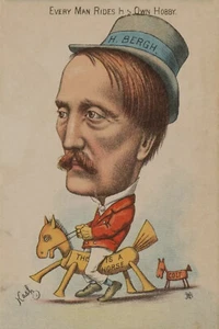 Cassius M. Coolidge - Henry Bergh, Every Man Rides His Own Hobby - 17"x22" Print - Picture 1 of 1
