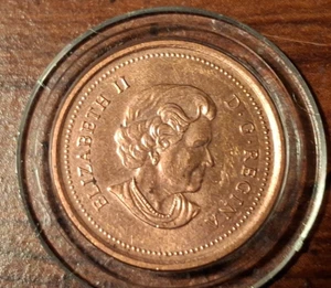 Kanada - 1 Cent - 2004 - rot - Elizabeth II 4. Portrait; nicht magnetisch KM#490 - Bild 1 von 4