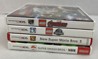 Nintendo 3DS Lot Super Mario 2 Lego Avengers Jurassic Smash Bros Tested