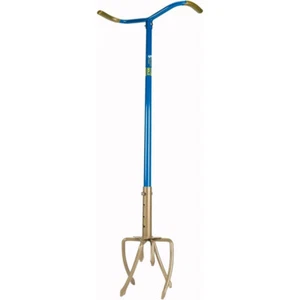 Artiglio da Giardino Acciaio a 6 Denti Manico Ergonomico Giardinaggio Fai da Te - Foto 1 di 5