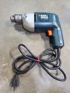 Black & Decker Used 7254 1/2”  Reversing Variable Speed Electric Drill 0-500 Rpm - Picture 1 of 3
