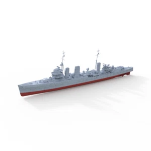 1/350 Model Kit Seconda Guerra Mondiale Classe Smeraldo Britannica Enterprise (D52) 1944 Cruiser Warship - Foto 1 di 6