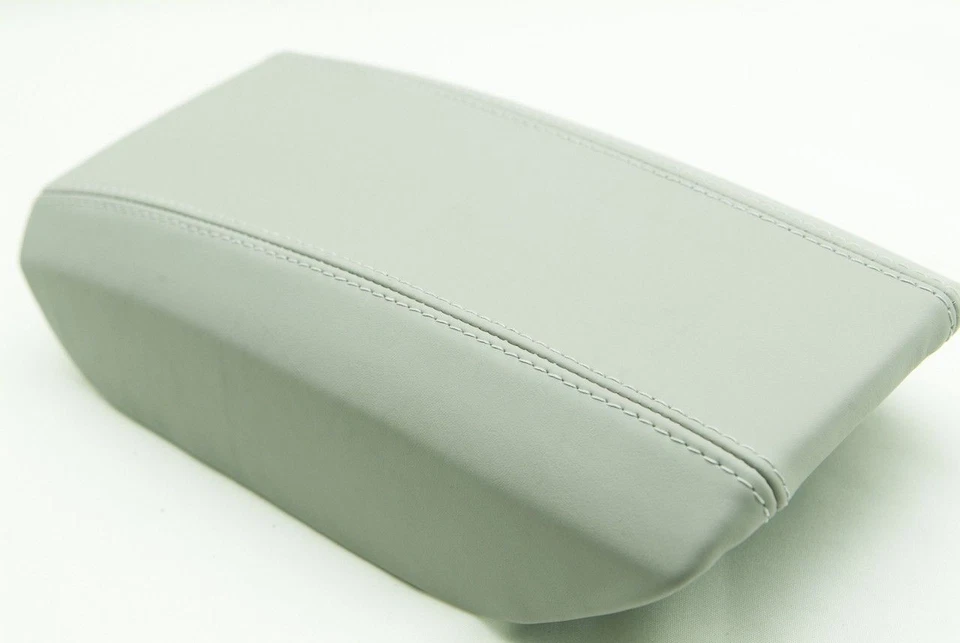 Fits 99-06 Volvo S80 Faux Leather Armrest Center Console Lid Cover Gray — 第 1/1 张图片