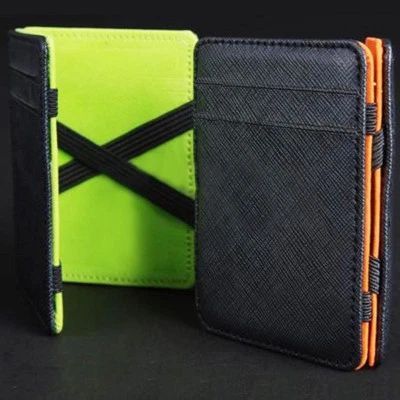 SENZA MARCA MAGICO Credito Carte DI Portafoglio Banconote Magic Wallet Cash Holder Unisex gh