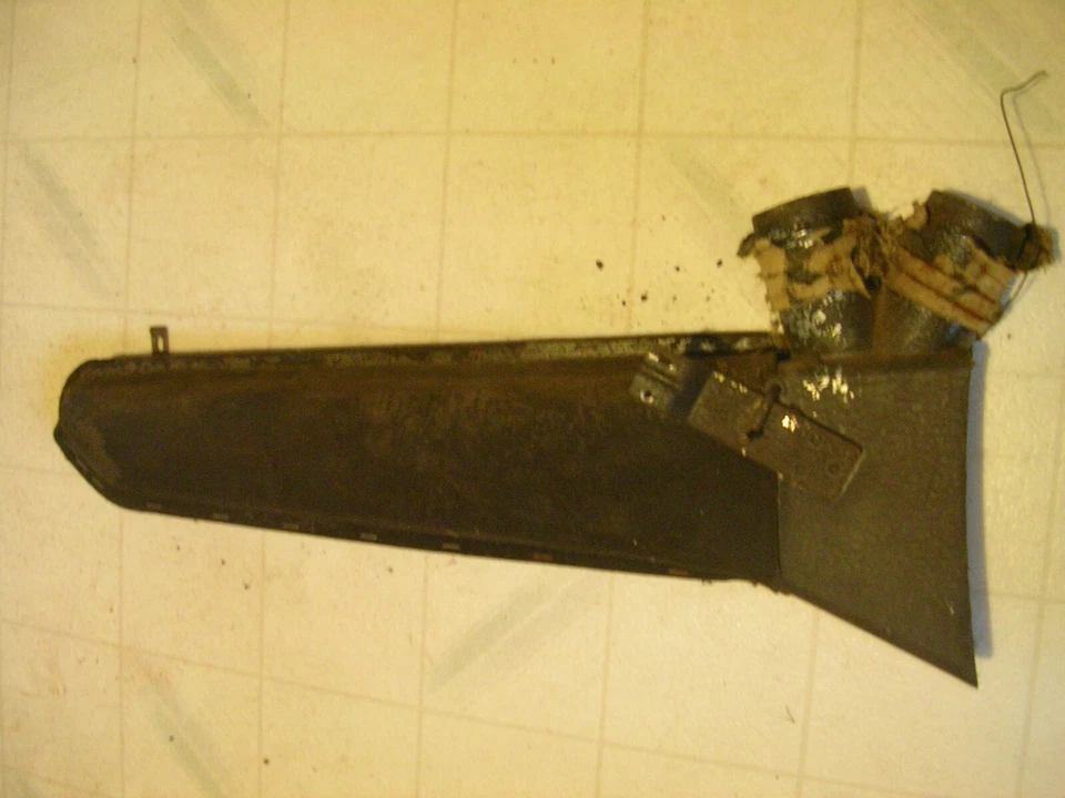 1951 Ford Deluxe 2dr shoebox passenger car heater distribution cardboard vent - Image 1 of 4