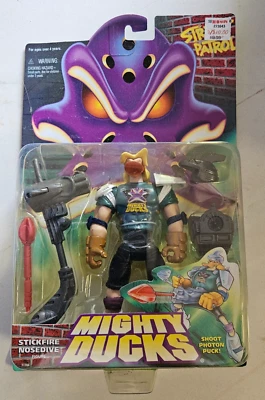 Figura de acción 1996 Mighty Ducks Spinshot Nosedive Foto 1 de 3