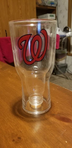 Washington Nationals Plastic Pilsner Glass Cover