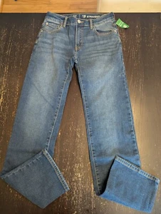 NWT Gap Kids Straight Cut Jeans With Stretch 18 Slim - Picture 1 of 6