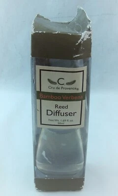 Cru De Provence BAMBOO VERBENA Reed Diffuser 1.69 oz 50 ml. NO REEDS NEW READ - Image 1 of 3