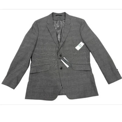 Perry Ellis Very Slim Stretch Charcoal Grey Sports Coat NWT Mens Size 46 Short - Image 1 of 4