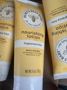 **Lot Of** (3)  Burt's Bees Baby Bee Nourishing Lotion Original 6 oz - Picture 1 of 1