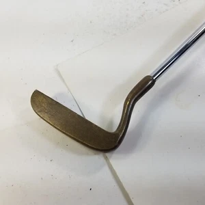 Wilson 8838 Brass Head Goose Neck Vintage Golf Putter (RH) Steel Shaft 35.5” - Picture 1 of 11