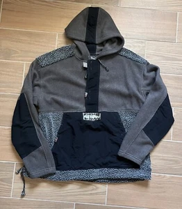 No Fear Fleece Sweater Men's Size XL Gray Pullover 1/4 Zip Skateboarding - Picture 1 of 16