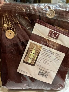 Country Primitive Farmhouse Cabin Burlap Wine PRAIRIE Panels 72" x 63" Sealed - Picture 1 of 3