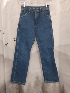 Wrangler Boy's 14 Slim Denim Blue Jeans 13BGSHD  24x27 - Picture 1 of 6
