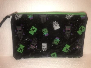 Minecraft Pencil Pouch Zip Bag For Back To School 9x6 - Bild 1 von 4