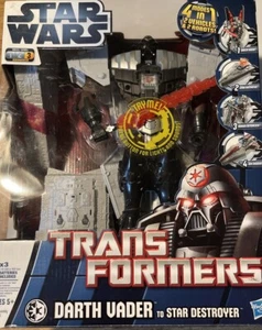 Star Wars Transformers 2011 Darth Vader to Star Destroyer 4 Modes in 1 NIB - Picture 1 of 4