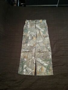 Boys Realtree Camo Cargo Pants(Thick Material)  Hunting Outdoors Red Head