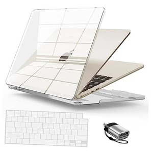  Compatible with For MacBook Air 15" M4 A3241 M3 A3114 M2 A2941 Crystal Clear - Afbeelding 1 van 8
