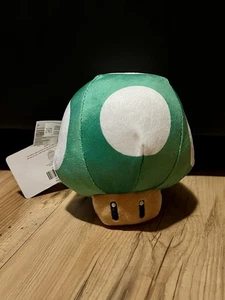 Nintendo Good Stuff Super Mario Brothers 1 Up Pilz weiches Plüschtier Neu mit Etikett - Bild 1 von 4