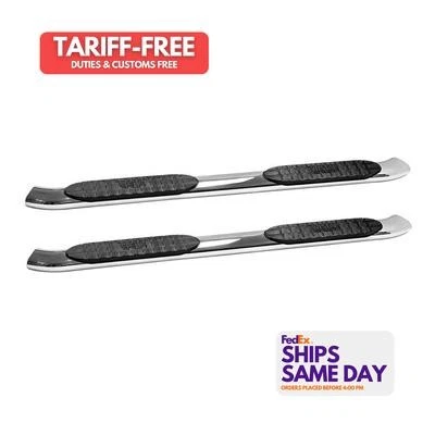 Westin 21-53560, Pair of Fits Pro Traxx 5in Step Bar 09-14 Dodge Ram Crew Cab  - Image 1 of 4