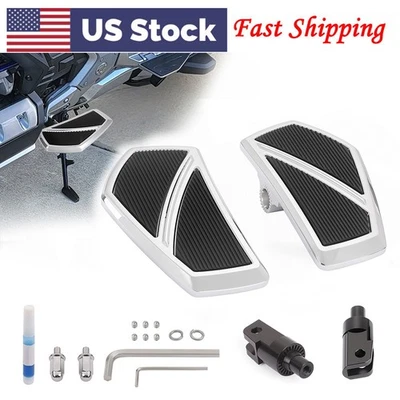 Front Mini Boards Foot Pegs Floorboards For Honda Goldwing GL1800 F6B 2001-2024 Foto 1 de 4