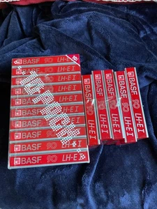 BASF LH-EI 90 BLANK TAPE CASSETTE X 15 NEW SEALED - Picture 1 of 5