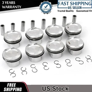 8x Pistons & Rings Set STD For BMW 550i 750i X5 F10 F02 F07 E70 E71 N63B44A 4.4L - Picture 1 of 13