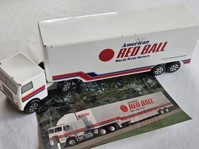 Ralstoy 美国红球全球移动器半卡车和拖车 20/26 明信片 — 第 1/4 张图片