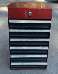 Sears Craftsman Side Hanging Tool Caddy  Box 6 Drawer, Keys & Bracket 706.651420 - Picture 1 of 6