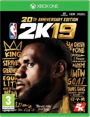 NBA 2K19 - 20th Anniversary Edition (Xbox One) New - Image 1 of 4