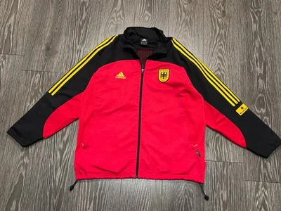 Hombres Adidas Alemania Bundeswehr Fútbol Fútbol Pista Himno Chaqueta Talla L-XL Foto 1 de 4