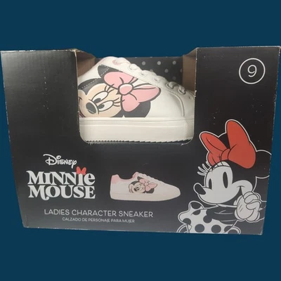 Disney Minnie Mouse Ladies Character Sneakers Size 9 Made Exclusively for Aldi - Image 1 of 4