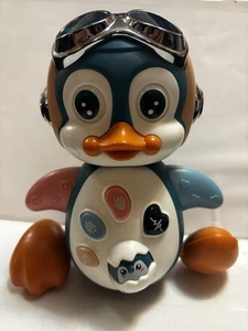 Baby Crawling Musical Penguin Interactive Dancing & Walking Tested Free Shipping - Picture 1 of 7