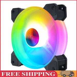 120mm RGB Cooling Fan Chassis Gorgeous Quiet Radiator (Single Fan) - Bild 1 von 12