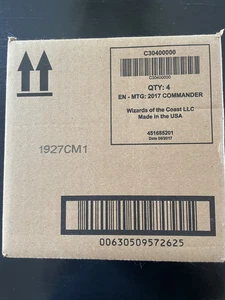 Magic the Gathering Factory-sealed Case aller 4 2017 Commander Decks - Bild 1 von 6