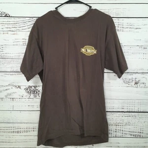 Camiseta Motociclista Para Hombre Mediana Marrón Papá Personalizada Acelerador Completo Motocicletas Americana - Imagen 1 de 7