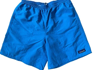 Patagonia Swim Trunks Mens Small Blue Lined Board Shorts Bathing Suit Pool Surf - Picture 1 of 6