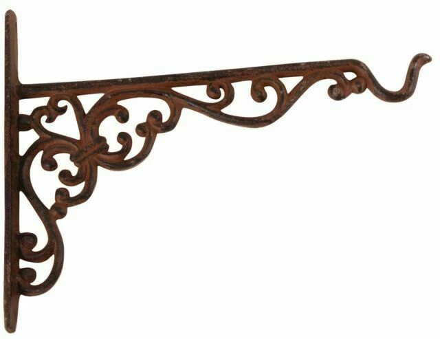 Fallen Fruits BPH29 Cast Iron Basket Bracket - Brown