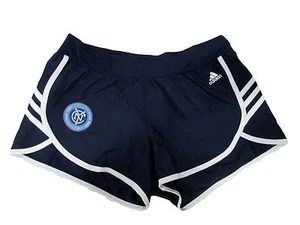 New York City FC MLS Adidas Women's Training Soccer Shorts - Picture 1 of 6