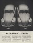 Can you see the 27 changes? Volkswagen ad 1961 H