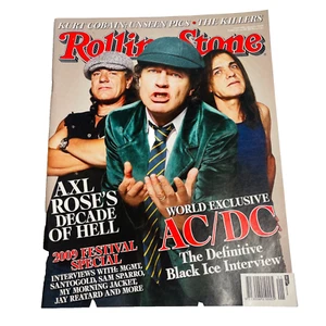 AC/DC Rolling Stone Magazine Issue 686 January 2009 - Picture 1 of 8