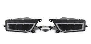 Polaris RZR General 900 1000 RGB Full Color Function LED Ring HeadLights (PAIR) - Foto 1 di 12