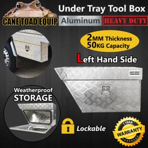 Ute Tool Box Under Tray Aluminium LHS Heavy Duty Vehicle Chest Storage w Lock Ut - Picture 1 of 7