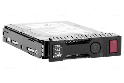 819079-001 HP HDD 4TB 7.2K SAS 12G 3.5" LFF FOR PROLIANT G8 G9 G10 - Bild 1 von 4