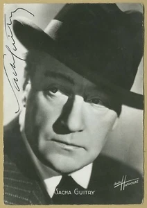 Sacha Guitry (1885-1957) - Regista e scrittore francese - Rara foto firmata - COA - Foto 1 di 2