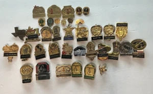 Riesiges Houston Livestock Show und Rodeo Pin Lot 1975-2017 - Bild 1 von 22