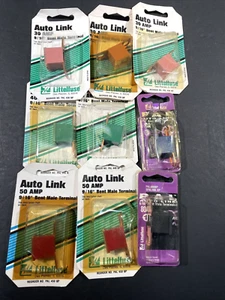 9- Fusibles terminales macho doblados Littelfuse PAL 9/16" 30a 40a 50a 80a 100a - Imagen 1 de 5